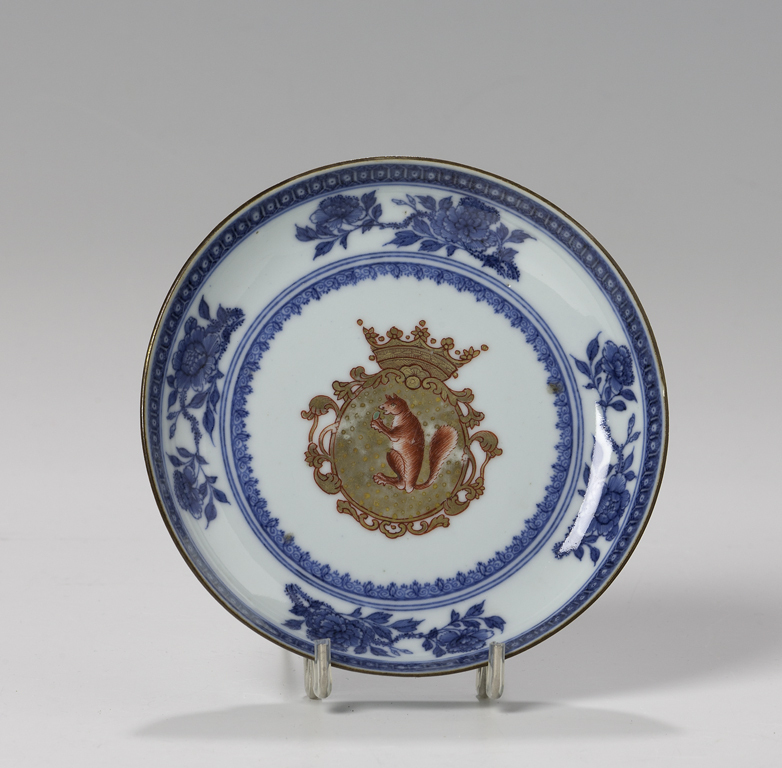 Schoteltje met familiewapen Sichterman